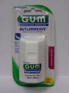 GUM Unwaxed tooth floss