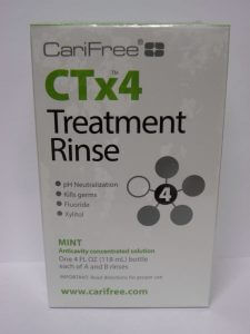 CariFree's CTx4 (Caries Treatment x4) Treatment Rinse